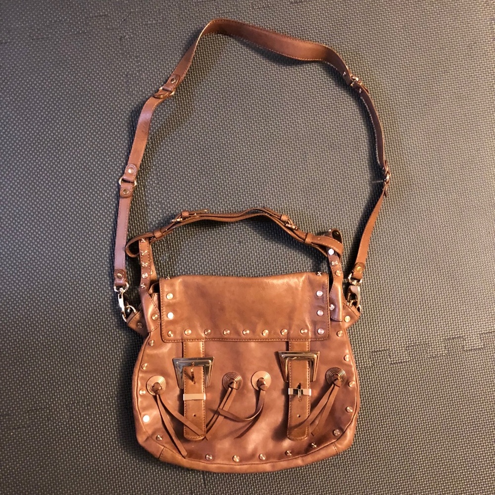 Rebecca Minkoff Brown Studded Crossbody Bag